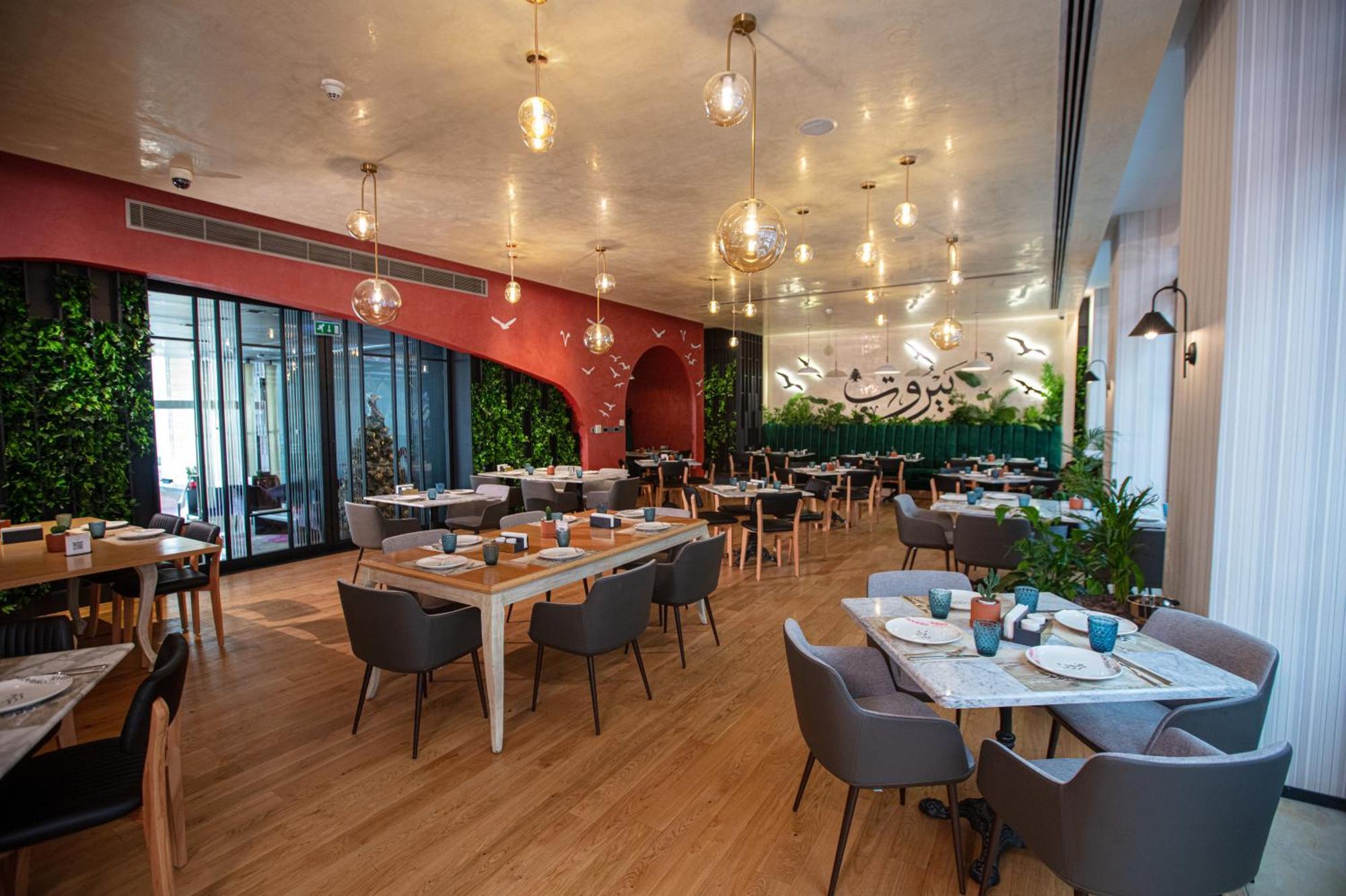 The Abdali Boulevard Hotel Амман Екстер'єр фото The restaurant's interior