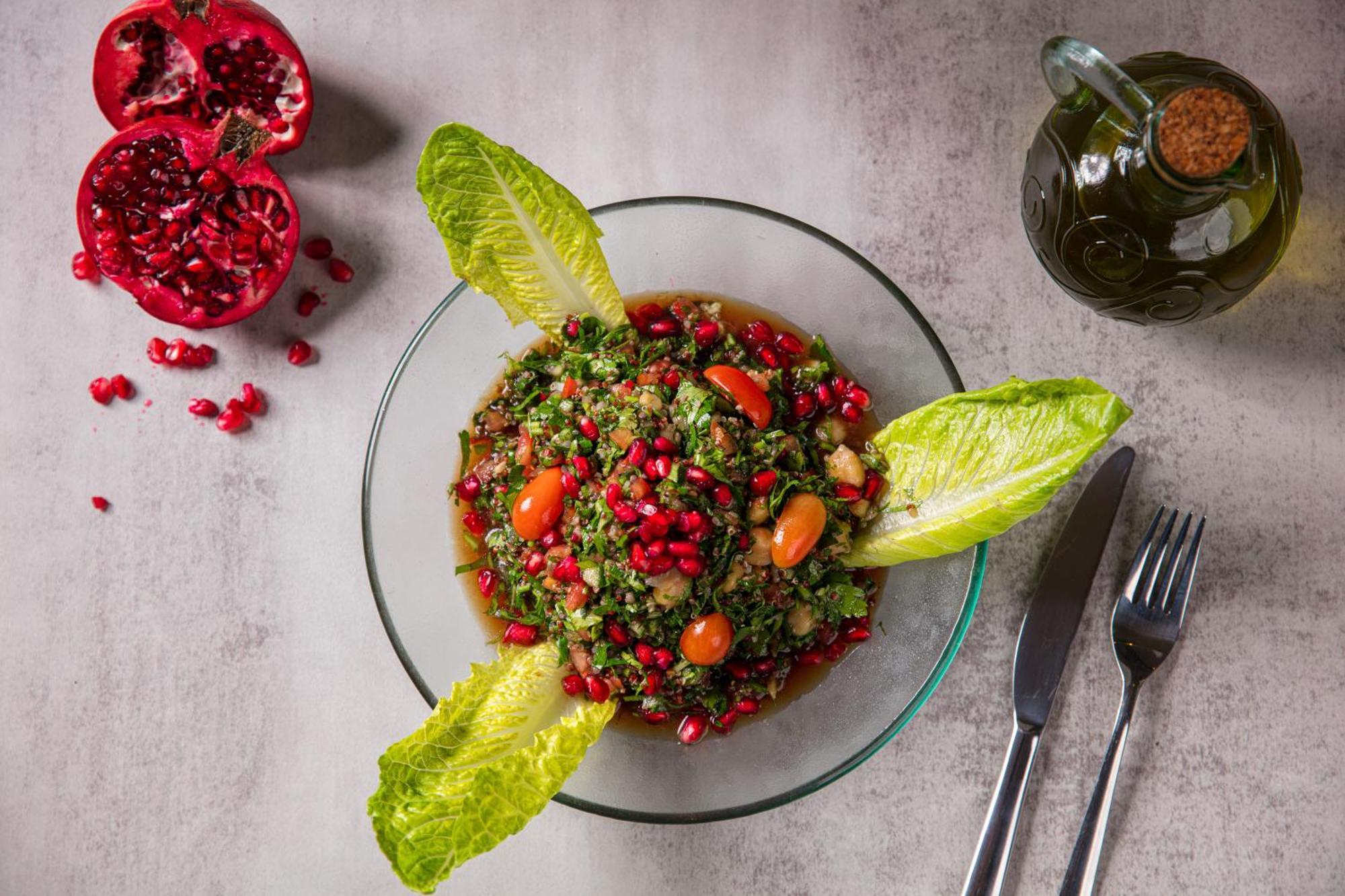 The Abdali Boulevard Hotel Амман Екстер'єр фото Pomegranate tabouleh