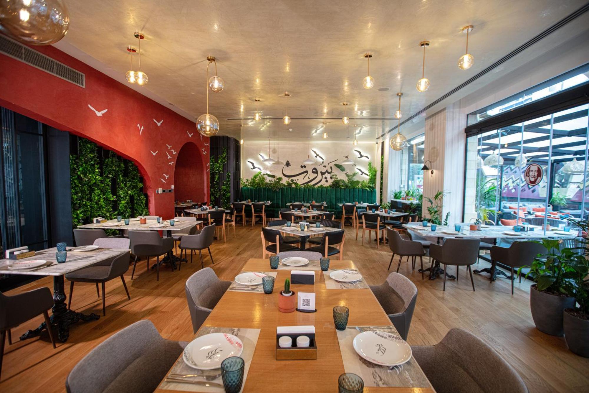 The Abdali Boulevard Hotel Амман Екстер'єр фото Restaurant interior