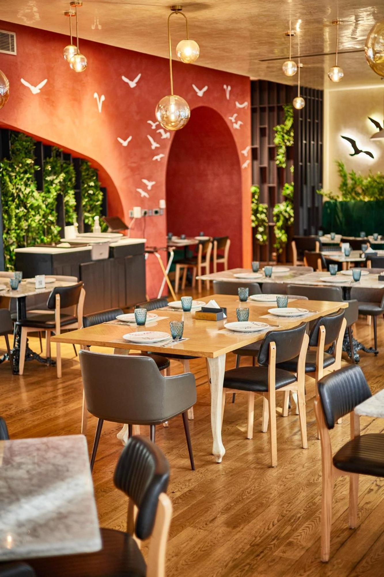 The Abdali Boulevard Hotel Амман Екстер'єр фото Restaurant interior